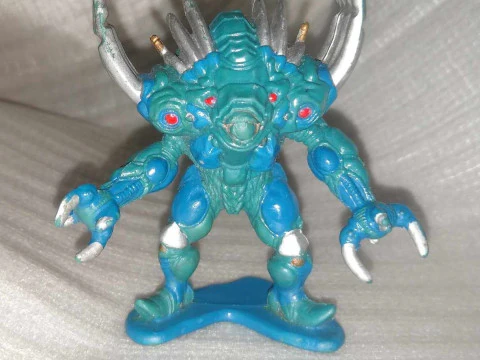 POWER RANGERS ARGENTO CORNA MOSTRO FIGURA IN PVC MODELLO GIOCATTOLO Modello di stampa 3D