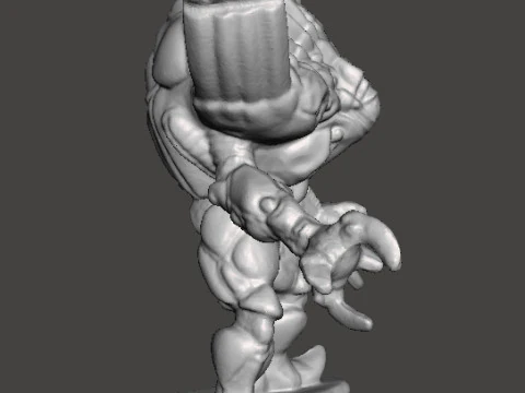 POWER RANGERS ARGENTO CORNA MOSTRO FIGURA IN PVC MODELLO GIOCATTOLO Modello di stampa 3D