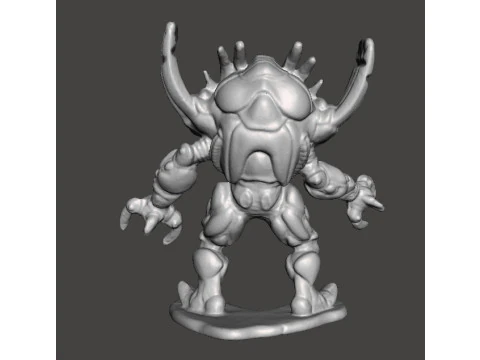 POWER RANGERS ARGENTO CORNA MOSTRO FIGURA IN PVC MODELLO GIOCATTOLO Modello di stampa 3D