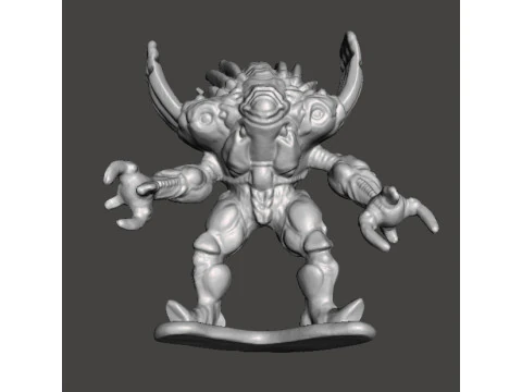 POWER RANGERS ARGENTO CORNA MOSTRO FIGURA IN PVC MODELLO GIOCATTOLO Modello di stampa 3D