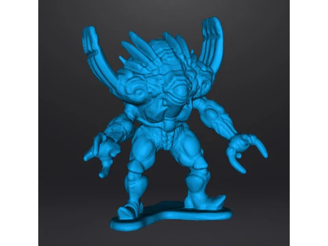 POWER RANGERS ARGENTO CORNA MOSTRO FIGURA IN PVC MODELLO GIOCATTOLO Modello di stampa 3D