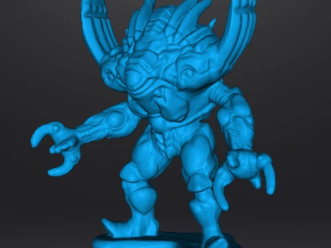 POWER RANGERS ARGENTO CORNA MOSTRO FIGURA IN PVC MODELLO GIOCATTOLO Modello di stampa 3D