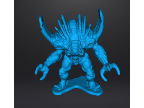 POWER RANGERS SILVER HORNS MONSTER PVC FIGURE MODEL TOY Model do druku 3D