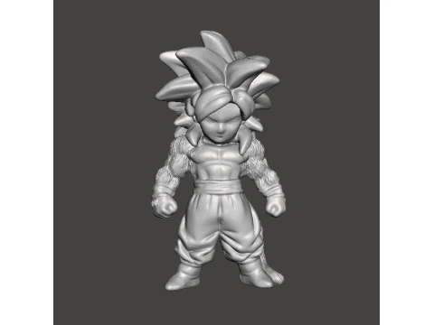 DB 孙悟空第 4 阶段赤壁微型模型动漫英雄游戏 3D 打印模型