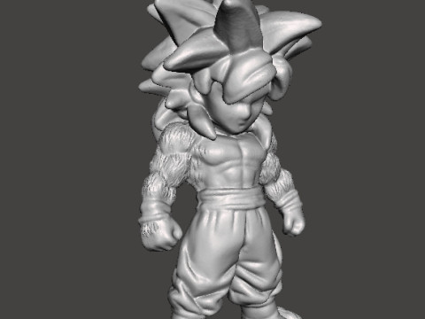 DB SON GOKU PHASE 4 CHIBI MINIATURE MODEL ANIME HERO GAMES Modelo de Impressão 3D