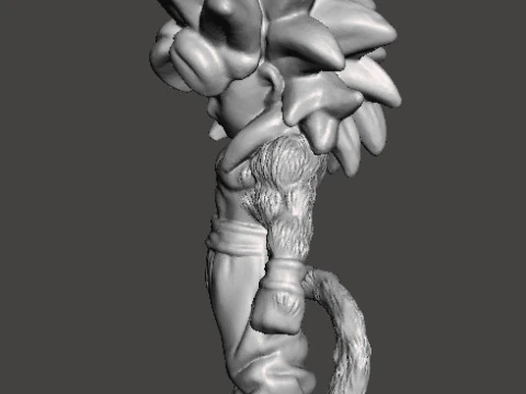 DB SON GOKU PHASE 4 CHIBI MINIATURE MODEL ANIME HERO GAMES 3D Print Model