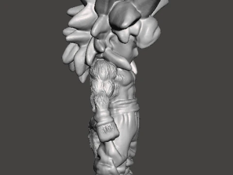 DB SON GOKU PHASE 4 CHIBI MINIATURE MODEL ANIME HERO GAMES 3D Print Model