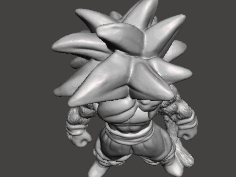 DB SON GOKU PHASE 4 CHIBI MINIATURE MODEL ANIME HERO GAMES Modelo de Impressão 3D
