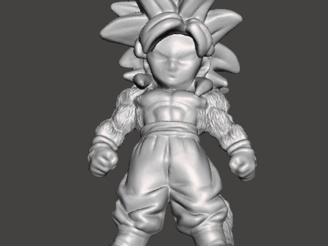 DB SON GOKU PHASE 4 CHIBI MINIATURE MODEL ANIME HERO GAMES Modelo de Impressão 3D