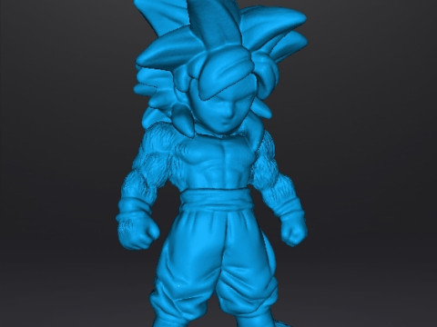 DB SON GOKU PHASE 4 CHIBI MINIATURE MODEL ANIME HERO GAMES Modelo de Impressão 3D