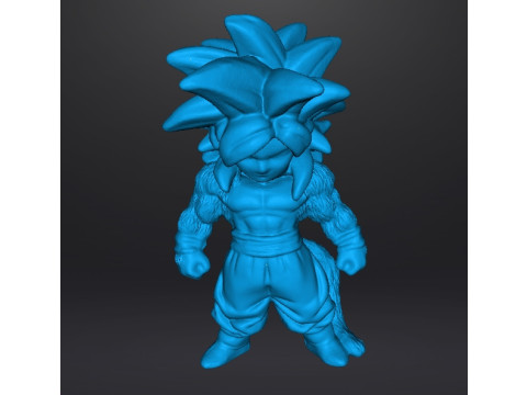 DB SON GOKU PHASE 4 CHIBI MINIATURE MODEL ANIME HERO GAMES Modelo de Impressão 3D