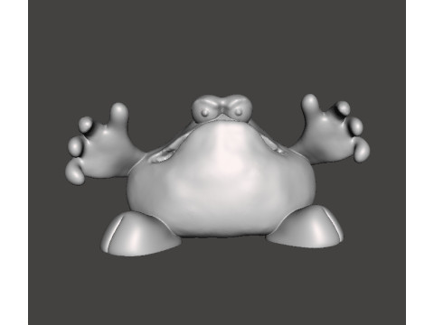 TRAP DOOR THE BIG RED THING FANTASY FIGURE MODEL TOY SCULPTURE 3D 打印模型