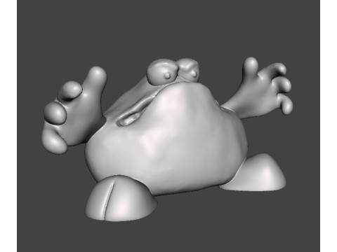 TRAP DOOR THE BIG RED THING FANTASY FIGURE MODEL TOY SCULPTURE 3D Print Model