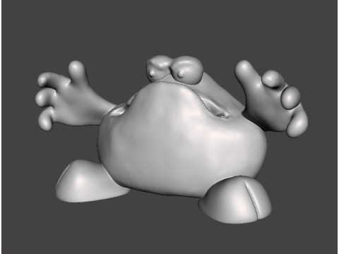 TRAP DOOR THE BIG RED THING FANTASY FIGURE MODEL TOY SCULPTURE 3D Print Model