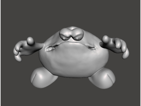 TRAP DOOR THE BIG RED THING FANTASY FIGURE MODEL TOY SCULPTURE 3D Print Model