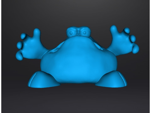 TRAP DOOR THE BIG RED THING FANTASY FIGURE MODEL TOY SCULPTURE 3D Print Model