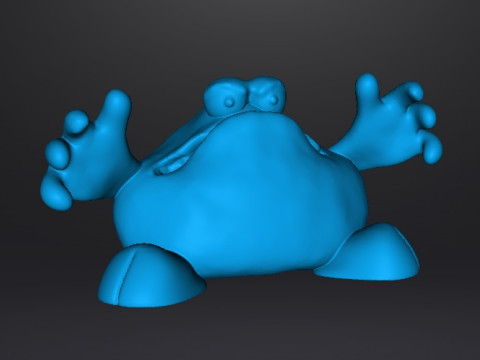 TRAP DOOR THE BIG RED THING FANTASY FIGURE MODEL TOY SCULPTURE 3D Print Model
