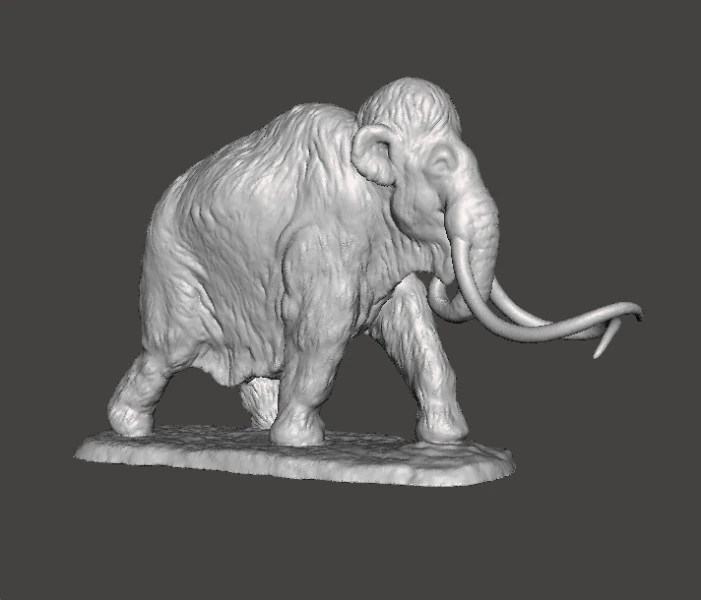 РЕАЛІСТИЧНА ФІГУРКА МАМОТА JEFFERSONIAN МІНІАТЮРНА МОДЕЛЬ ДОІСТОРИЧНА DND RPG 3D Принт Модель .c4d .max .obj .3ds .fbx .stl .blend 