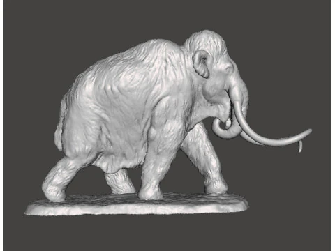 РЕАЛІСТИЧНА ФІГУРКА МАМОТА JEFFERSONIAN МІНІАТЮРНА МОДЕЛЬ ДОІСТОРИЧНА DND RPG 3D Принт Модель