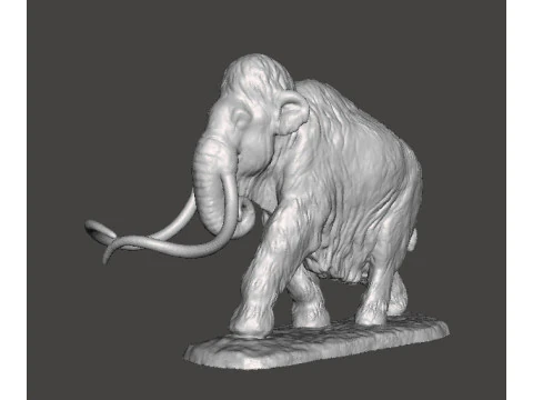 РЕАЛІСТИЧНА ФІГУРКА МАМОТА JEFFERSONIAN МІНІАТЮРНА МОДЕЛЬ ДОІСТОРИЧНА DND RPG 3D Принт Модель