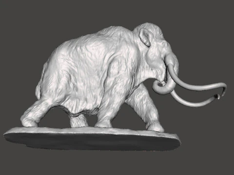 РЕАЛІСТИЧНА ФІГУРКА МАМОТА JEFFERSONIAN МІНІАТЮРНА МОДЕЛЬ ДОІСТОРИЧНА DND RPG 3D Принт Модель