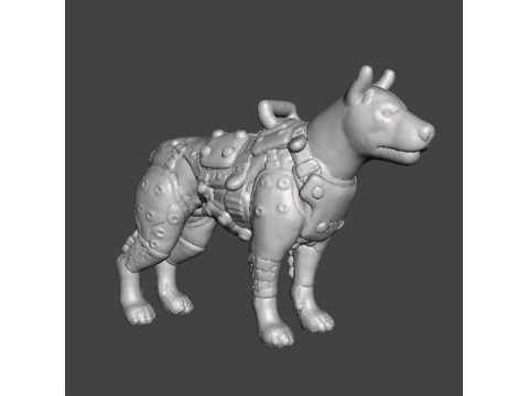 KAMPFHUND 1961 MINIATURE MODEL FIGURE FOR SCIFI GAMES RPG DND 3D Принт Модель