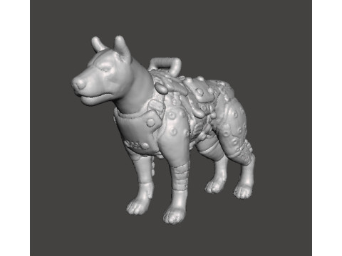 KAMPFHUND 1961 MINIATURE MODEL FIGURE FOR SCIFI GAMES RPG DND Model Cetak 3D