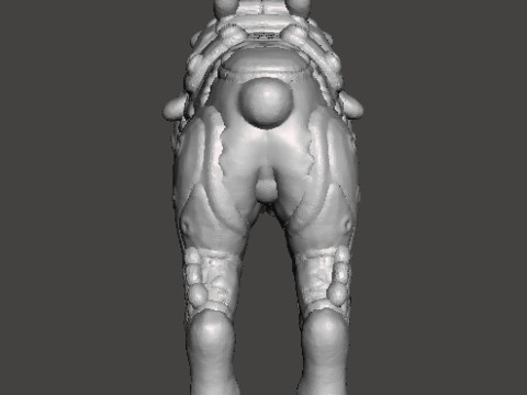 KAMPFHUND 1961 MINIATURE MODEL FIGURE FOR SCIFI GAMES RPG DND Model Cetak 3D