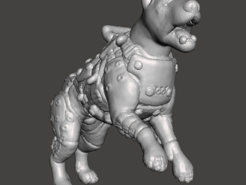 KAMPFHUND 1961 ATTACKING MINIATURE MODEL FIGURE FOR SCIFI GAMES RPG DND 3D Baskı Modeli