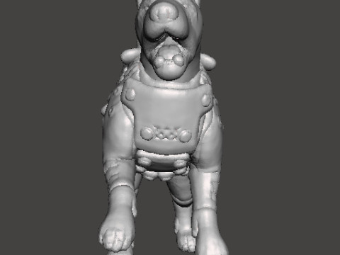 KAMPFHUND 1961 ATTACKING MINIATURE MODEL FIGURE FOR SCIFI GAMES RPG DND 3D Baskı Modeli