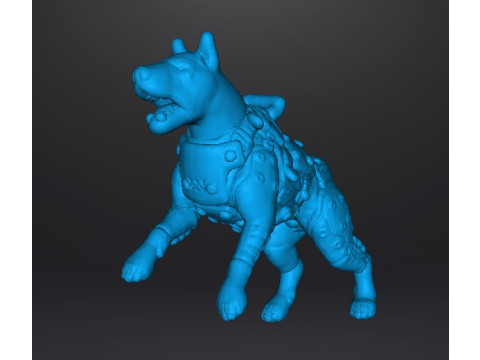 KAMPFHUND 1961 ATTACKING MINIATURE MODEL FIGURE FOR SCIFI GAMES RPG DND 3D Baskı Modeli