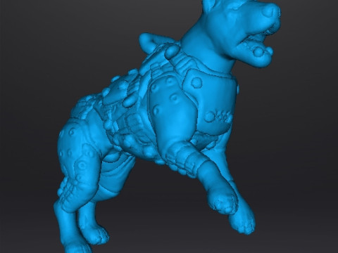 KAMPFHUND 1961 ATTACKING MINIATURE MODEL FIGURE FOR SCIFI GAMES RPG DND 3D Baskı Modeli