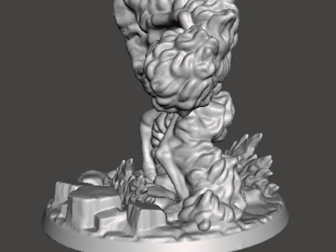 FIREBALL SKELETON HADOUKEN MINIATURE MODEL FOR FANTASY GAMES RPG DND Modello di stampa 3D