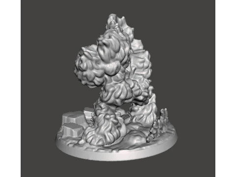 FIREBALL SKELETON HADOUKEN MINIATURE MODEL FOR FANTASY GAMES RPG DND 3D Print Model