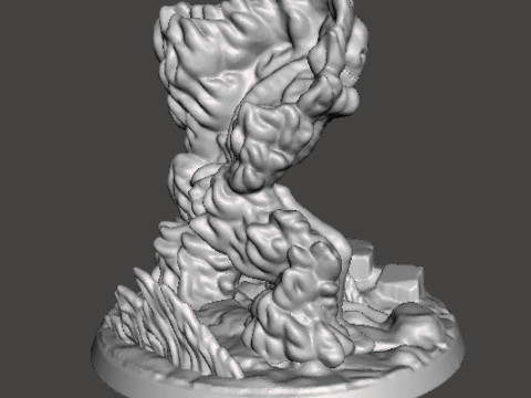 FIREBALL SKELETON HADOUKEN MINIATURE MODEL FOR FANTASY GAMES RPG DND Modello di stampa 3D
