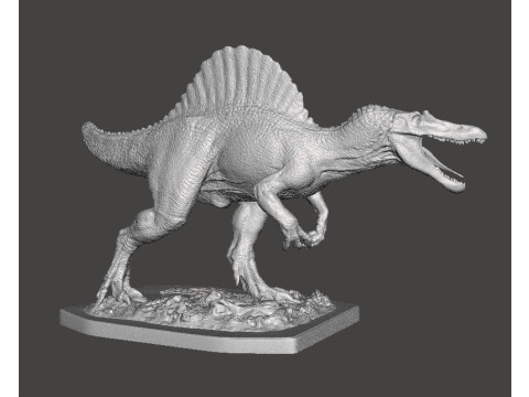 JP3 SPINOSAURUS FIGURE STATUE MODEL DINOSAUR WILDLIFE 3D Print Model