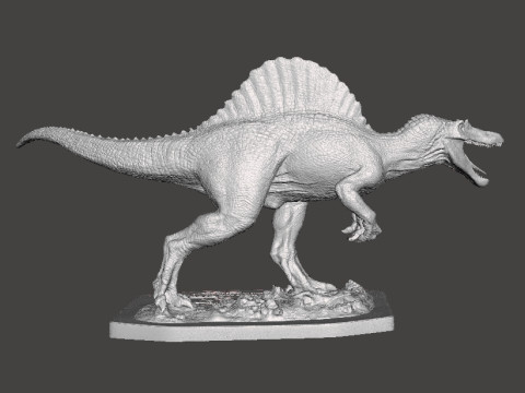 JP3 SPINOSAURUS FIGURE STATUE MODEL DINOSAUR WILDLIFE 3D Print Model