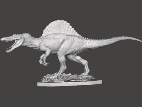 JP3 SPINOSAURUS FIGURE STATUE MODEL DINOSAUR WILDLIFE 3D Print Model