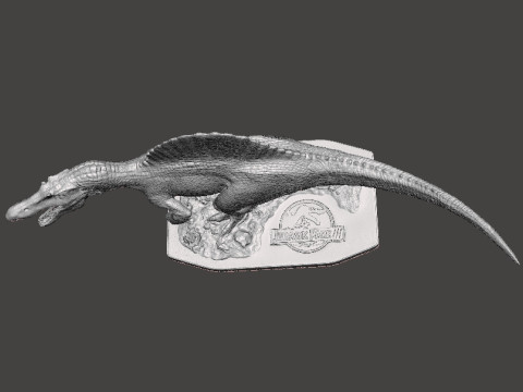 JP3 SPINOSAURUS FIGURE STATUE MODEL DINOSAUR WILDLIFE 3D Print Model