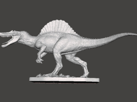 JP3 SPINOSAURUS FIGURE STATUE MODEL DINOSAUR WILDLIFE 3D Print Model