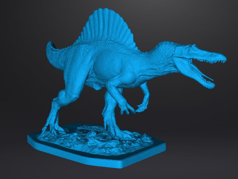JP3 SPINOSAURUS FIGURE STATUE MODEL DINOSAUR WILDLIFE 3D Print Model