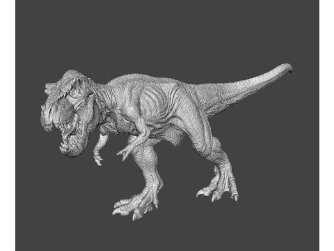JP T-REX CHASING ITS PREY FIGURE MODEL ANIMAL STATUE WILDLIFE Modello di stampa 3D