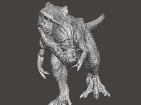 JP T-REX CHASING ITS PREY FIGURE MODEL ANIMAL STATUE WILDLIFE Modello di stampa 3D