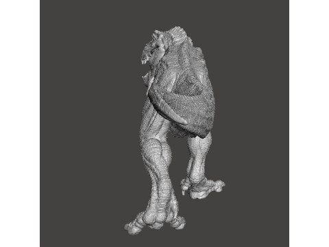 JP T-REX CHASING ITS PREY FIGURE MODEL ANIMAL STATUE WILDLIFE Modello di stampa 3D