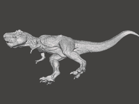 JP T-REX CHASING ITS PREY FIGURE MODEL ANIMAL STATUE WILDLIFE Modello di stampa 3D