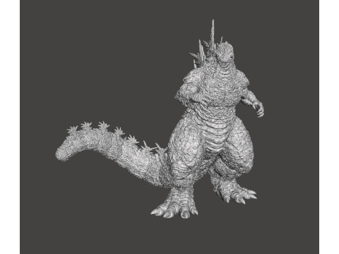 GODZILLA MINUS ONE KAIJU MONSTER MINIATURE GAMES RPG DND 3D 打印模型