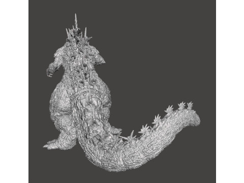 GODZILLA MINUS ONE KAIJU MONSTER MINIATURE GAMES RPG DND 3D 打印模型