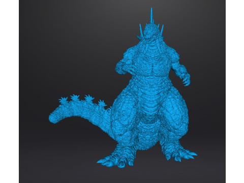 GODZILLA MINUS ONE KAIJU MONSTER MINIATURE GAMES RPG DND 3D 打印模型