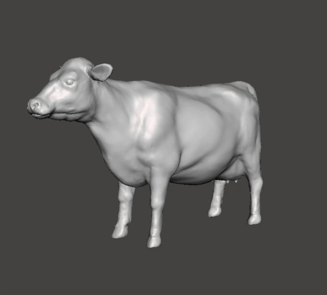 ФІГУРКА КОРОВИ МОДЕЛЬ ТВАРИНА ІСТОТА ДИКА ПРИРОДА ОРНАМЕНТ RPG DND 3D Принт Модель .c4d .max .obj .3ds .fbx .stl .blend 