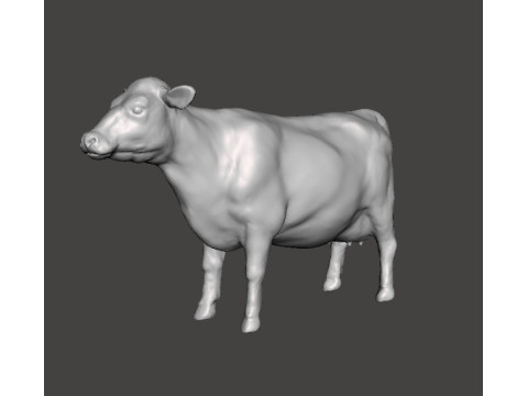 COW FIGURE MODEL ANIMAL CREATURE WILDLIFE ORNAMENT RPG DND 3D 打印模型